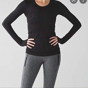 BLACK LULULEMON SWIFTLY TECH